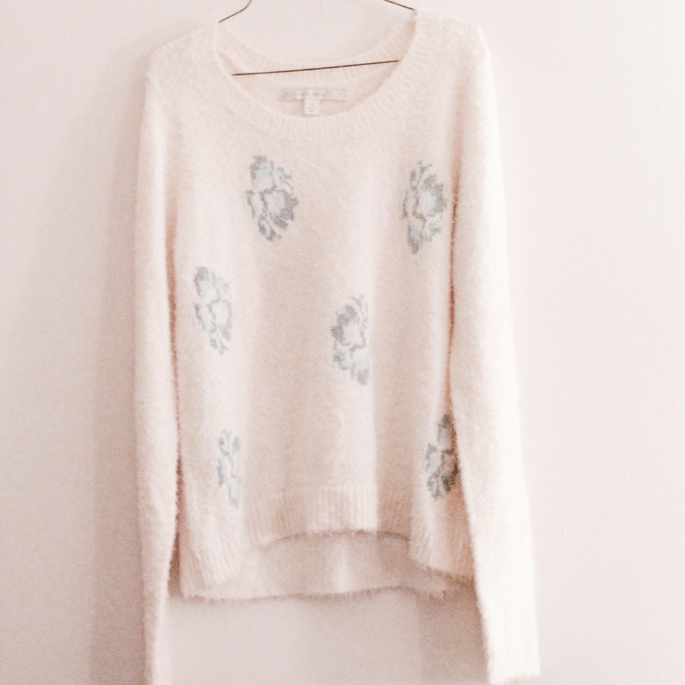 LC Lauren Conrad Fuzzy Sweater